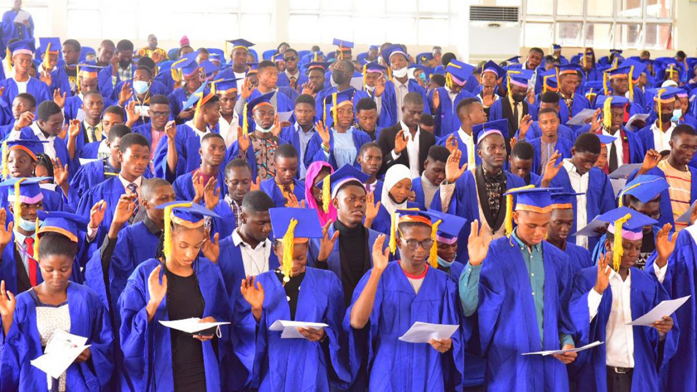 PHOTO: Cross section of newly admitted students || www.guardian.ng