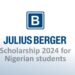 Julius Berger Scholarship 2024 for Nigerian students