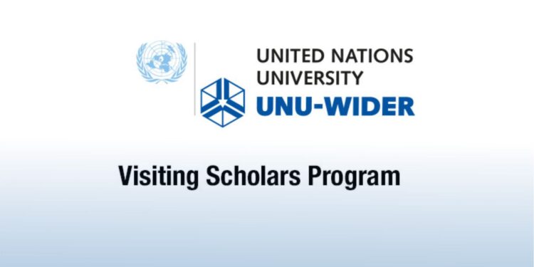 APPLY: UNU-WIDER Visiting Scholars Programme 2024