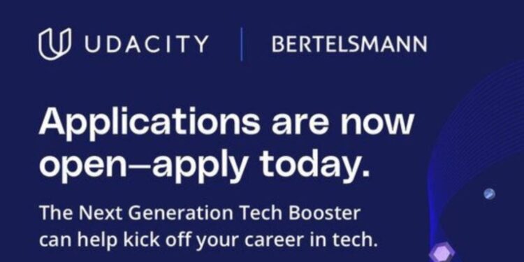 Apply: Udacity Next Generation Tech Booster Scholarship 2025