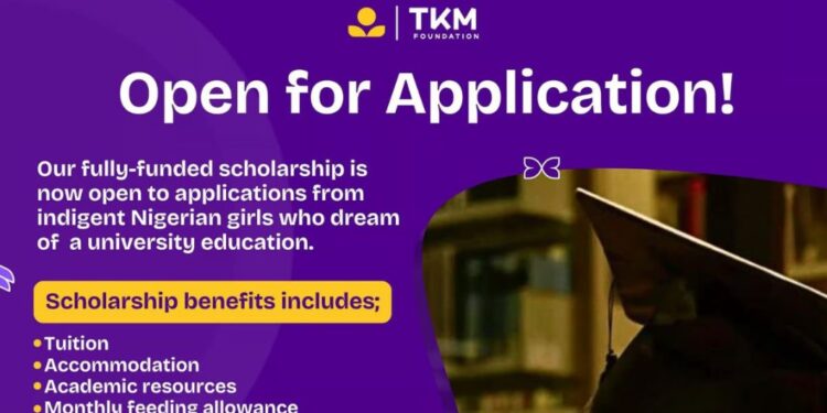 Apply: TKM Foundation Scholarship 2024 For Nigerians | Fully Funded