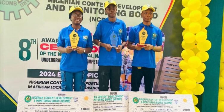 FUTA student wins NCDMB National Undergraduate Essay Competition