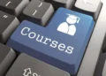 Keyboard with “Courses” Button.