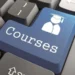 Keyboard with “Courses” Button.