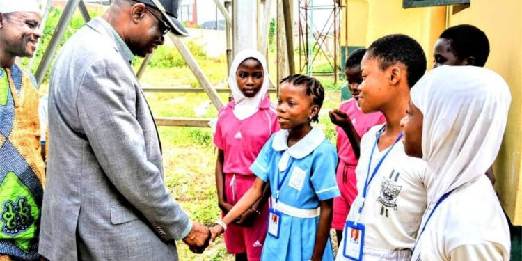LASUBEB Chairman Inspects Langbasa Nursery and Primary School