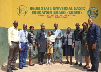 Ogun SUBEB Celebrates Young Mathematics Champion