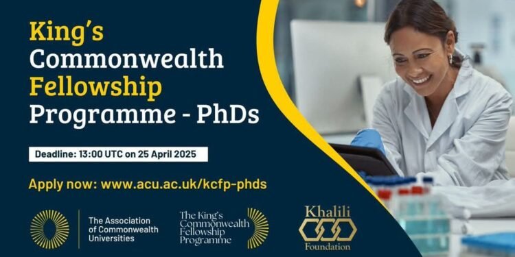 Apply: King’s Commonwealth Fellowship Programme PhDs 2025