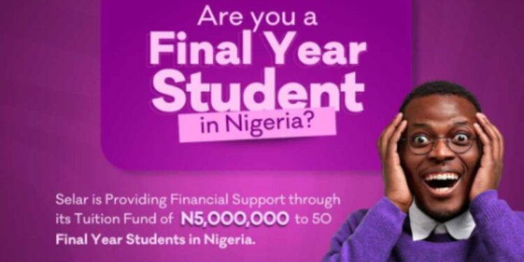 Apply: 2025 Selar Undergraduate Tuition Fund