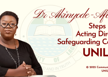 Dr. Abiola Akinyode-Afolabi Appointed Acting Director of Safeguarding Centre, UNILAG