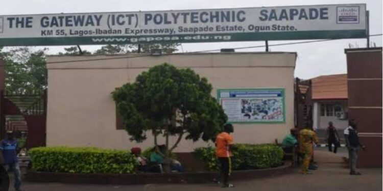 GATEWAY POLY SAPAADE RELEASES APPLICATION FOR THE 2025/2026 ACADEMIC SESSION