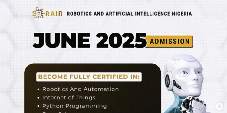 Apply: Robotics Artificial Intelligence Nigeria (RAIN) Scholarship 2025 | Step-by-Step Guide