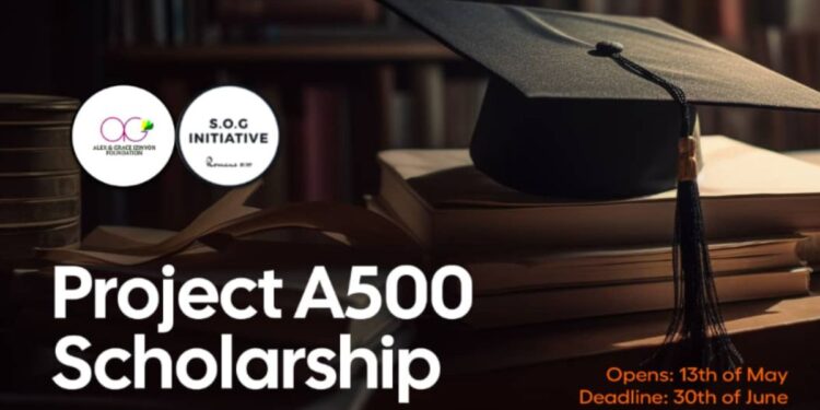 Apply: AGIF Undergraduate Scholarship 2025 for Nigerians (Project A500)