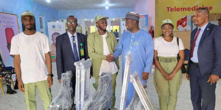 Corps Member Donates 12-Months Allowance to Federal Medical Centre Abeokuta