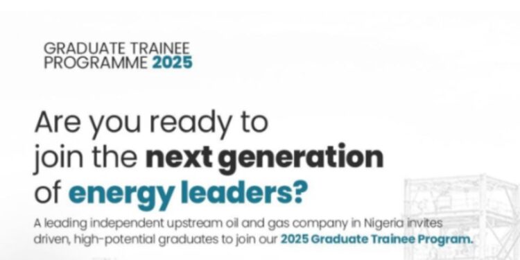Apply: Upstream Oil and Gas Graduate Trainee Programme 2025 for Nigerians