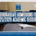 Babcock University Undergraduate Admissions for 2025/2026 Academic Session