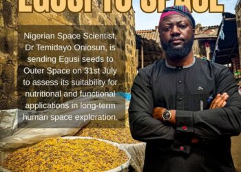 FUTA Alumnus, Temidayo Oniosun ,in Groundbreaking Space Experiment with Egusi