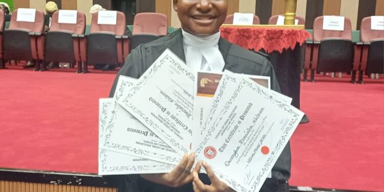 Babcock University Graduate Bags Five Awards at Nigerian Law School Call to Bar Ceremony
