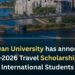 Apply: Edith Cowan University (ECU) Travel Scholarships 2025–2026