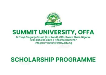Apply : 2025/26 Summit University Scholarship | Fully Funded for Nigerian Students