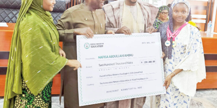 FG CELEBRATES TEEN EAGLE GLOBAL CHAMPIONS AS ALAUSA REWARDS STUDENTS WITH CASH PRIZES
