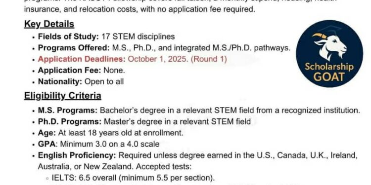 Applications open for M.S., Ph.D. at King Abdullah University of Science and Technology (KAUST)