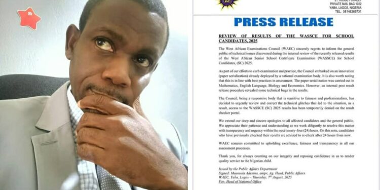 Opeifa Slams WAEC Over Result Glitch, Calls It a ‘Reckless Gamble’