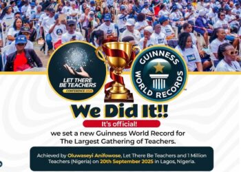 Breaking: Guinness World Records Confirms Nigeria Hosts Largest Teacher Gathering