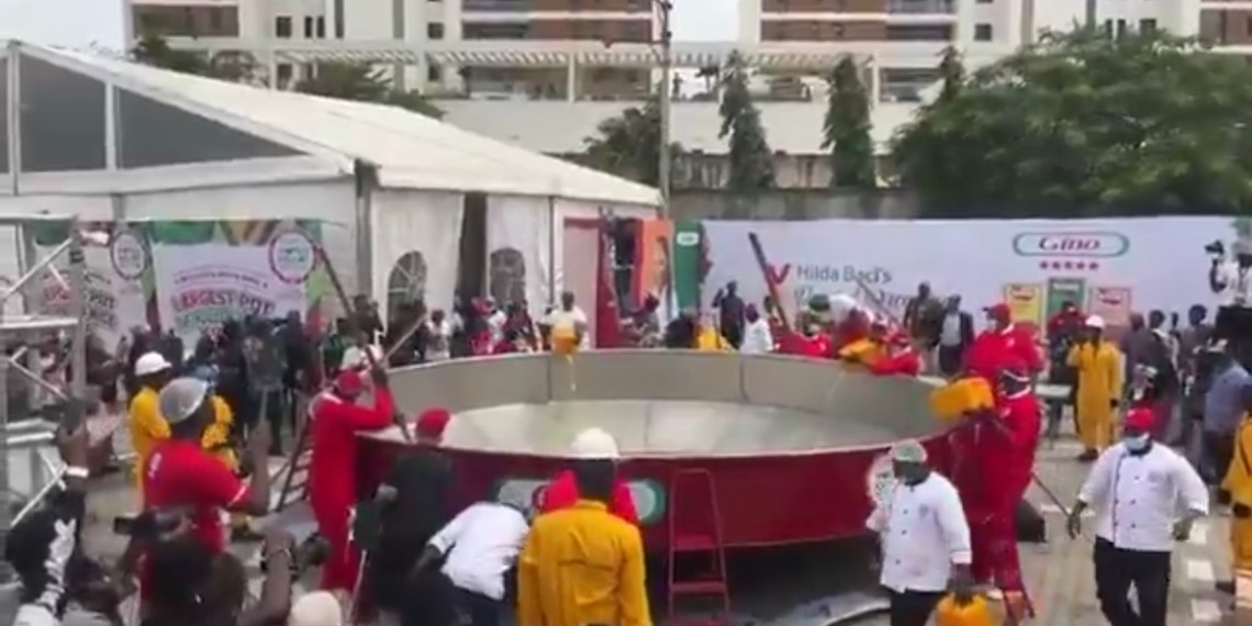 Jofi Rice Hilda Baci’s Guinness World Record Attempt: Cooking the Largest Pot of ...
