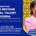 How To Become A Global Talent From Nigeria