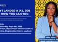 Training:  How I Landed a U.S Job and How You Can Too