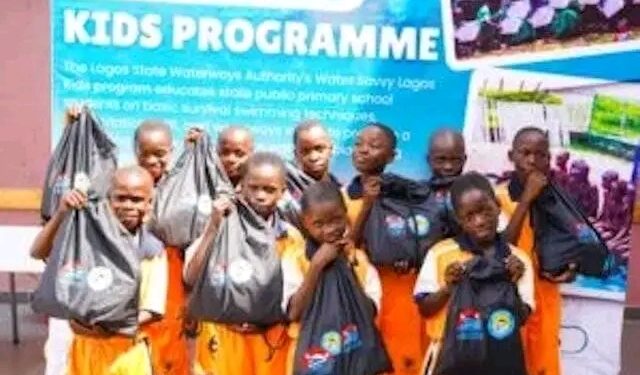 LASWA Trains Badagry Pupils on Water Safety, Swimming Skills