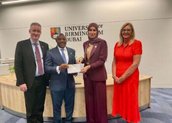 Just In: Alausa Visits UoB Dubai Ahead of Lagos Campus Launch