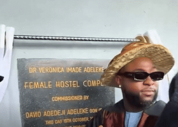Davido Honours Late Mother as Clifford University Names Female Hostel “Dr. Veronica Adeleke”