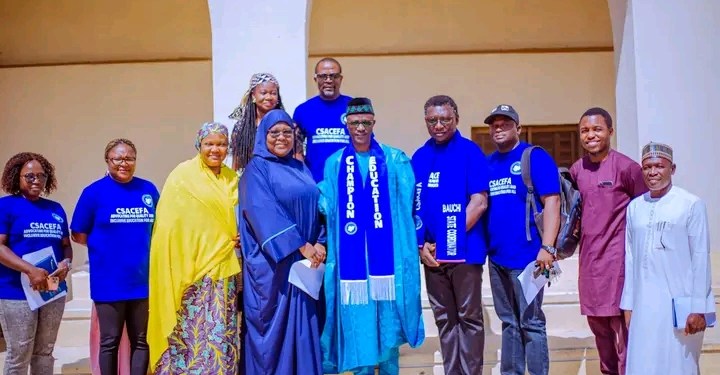 CSACEFA Honours Bauchi Education Commissioner with Education Champion Award
