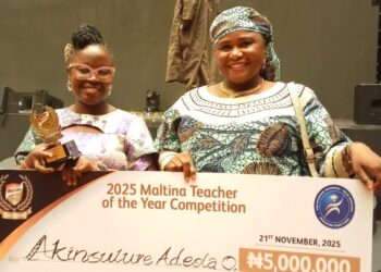 Breaking: Sarah Yusuf Crowned 2025 Maltina Teacher of the Year; Adeola Oduloye Akinsulure Finishes as First Runner-Up