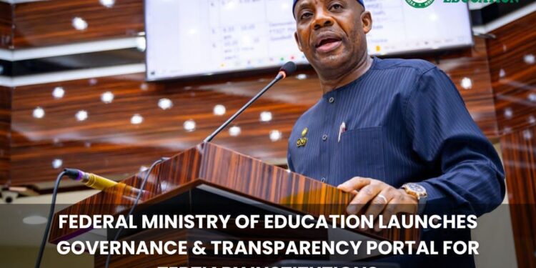 FG Launches Transparency Portal to Drive Accountability in Tertiary Institutions