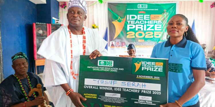 Serah Yusuf Crowned Overall Winner at 9th IDEE Teacher Prize 2025