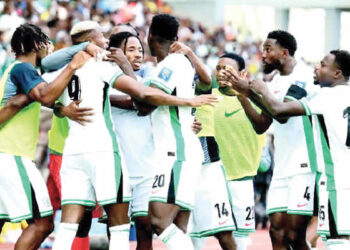 Victor Osimhen’s Brace Propels Super Eagles to 4-1 Win Over Gabon in WCQ Playoff