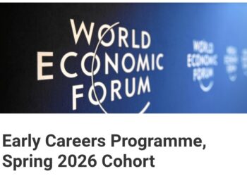 Applications Open for 2026 World Economic Forum Early Career Program
