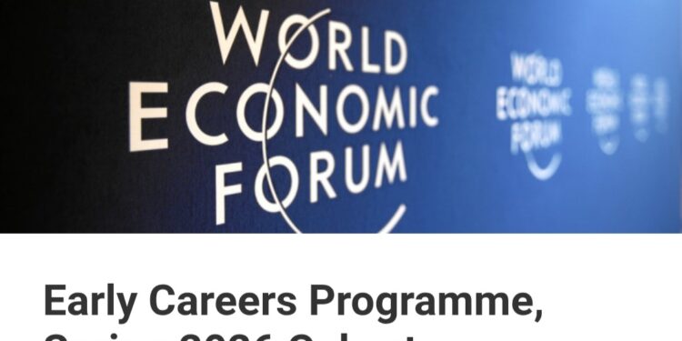 Applications Open for 2026 World Economic Forum Early Career Program