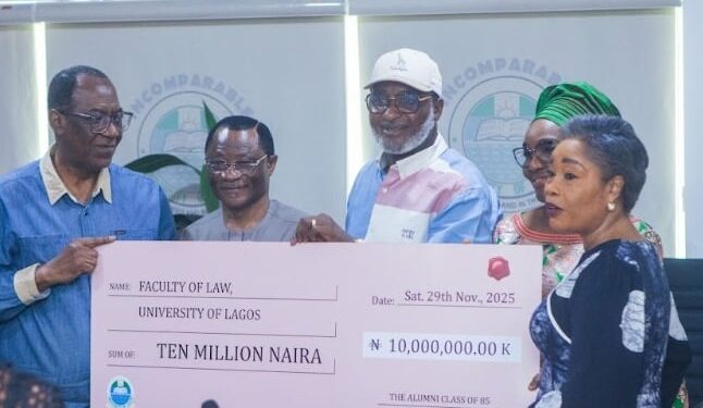 UNILAG Law Class of ’85 Renovates Facilities, Donates ₦10m for Indigent Students