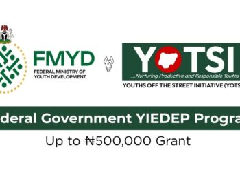 Apply: Federal Government YIEDEP Registration Portal 2025 (Up to ₦500,000 Grant)