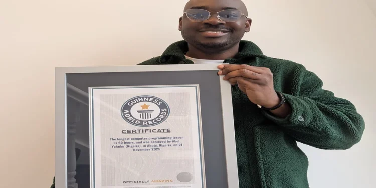 Guinness Confirms Nigerian Engineer’s 60-Hour Coding Record