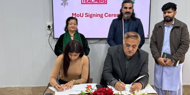 1 Million Teachers, ESEF Sign MoU to Strengthen Teacher Development in Khyber Pakhtunkhwa