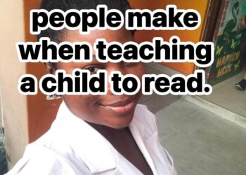 FOUR MISTAKES PEOPLE MAKE WHEN TEACHING A CHILD TO READ