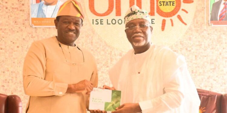 NELFUND MD Presents One-Year Progress Report to Ondo Governor