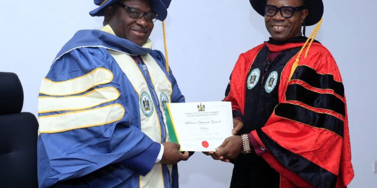 CILGPA INDUCTS BABCOCK PRESIDENT/VICE CHANCELLOR AS FELLOW