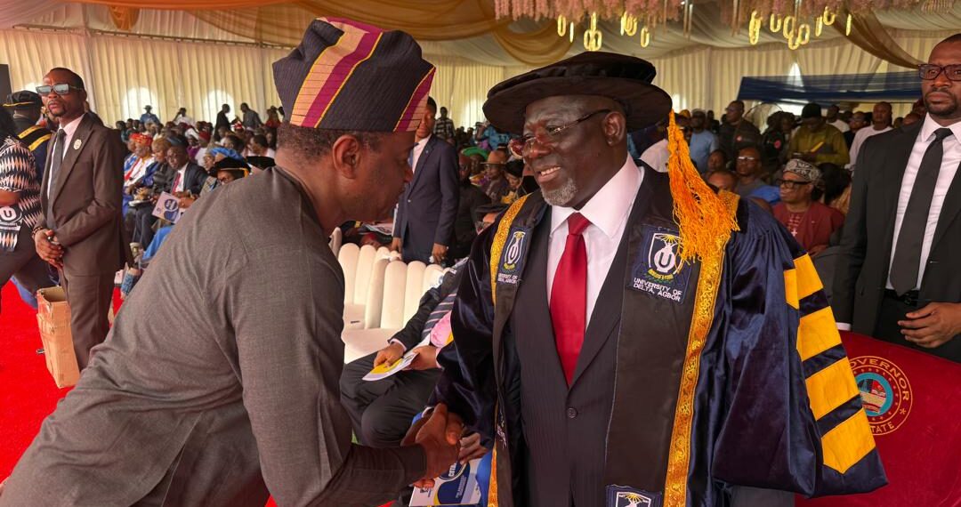 NELFUND MD Honoured at University of Delta’s Maiden Convocation