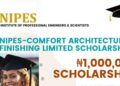 NIPES Opens Applications for ₦1m Comfort Architectural Scholarship