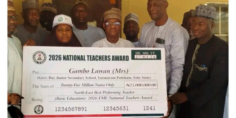 Breaking: Yobe Teacher Emerges North-East Best, Bags ₦25m National Award